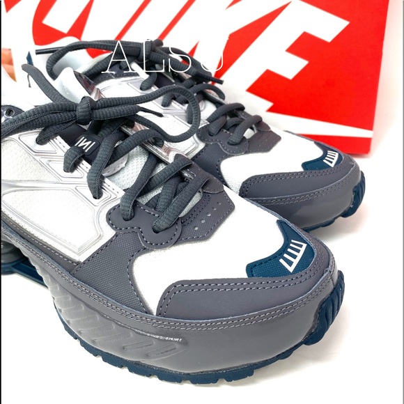 Nike Shox Enigma Leather Mesh Dark Grey W AUTHENTI - Picture 6 of 8